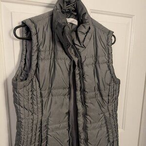 NY&CO Puffer Vest, Grey, Size Medium, Good Condition